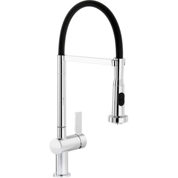 Abode Ophelia Chrome Semi Professional Mixer Tap with Pull Out