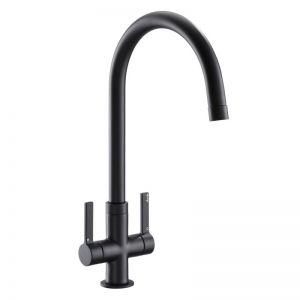 Abode Pico Matt Black Monobloc Kitchen Mixer Tap