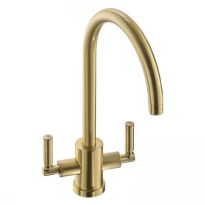 Abode Atlas Aquifier Brushed Brass Filtered Water Kitchen Mixer Tap