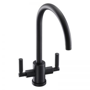 Abode Atlas Matt Black Monobloc Kitchen Mixer Tap