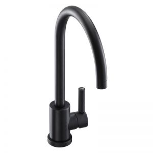 Abode Atlas Single Lever Matt Black Kitchen Mixer Tap