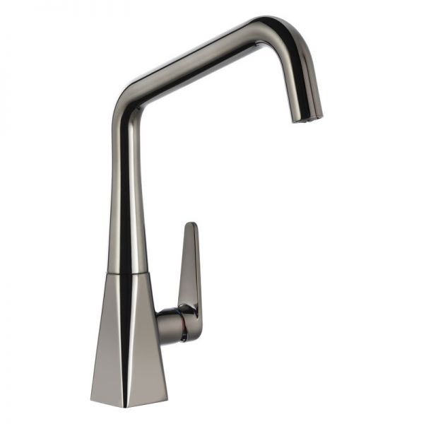 Abode Coniq S Single Lever Black Nickel Monobloc Kitchen Mixer Tap