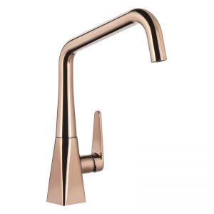 Abode Coniq S Single Lever Polished Copper Monobloc Kitchen Mixer Tap