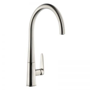 Abode Coniq R Single Lever Brushed Nickel Monobloc Kitchen Mixer Tap