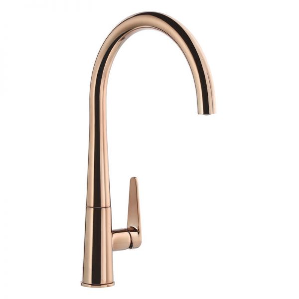 Abode Coniq R Single Lever Polished Copper Monobloc Kitchen Mixer Tap