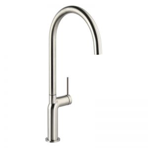 Abode Tubist Single Lever Brushed Nickel Monobloc Kitchen Mixer Tap