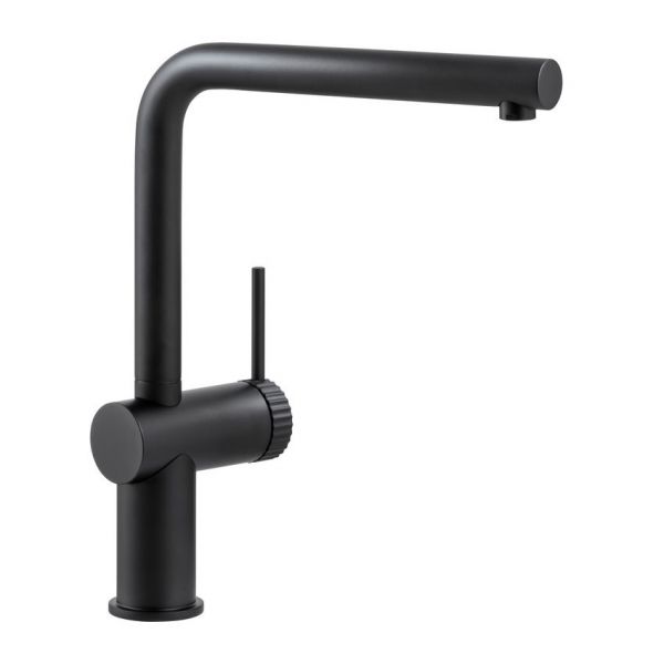 Abode Fraction Single Lever Matt Black Kitchen Mixer Tap