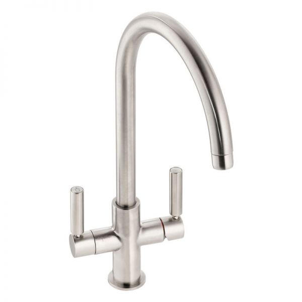 Abode Globe Aquifier Brushed Nickel Filtered Water Kitchen Mixer Tap
