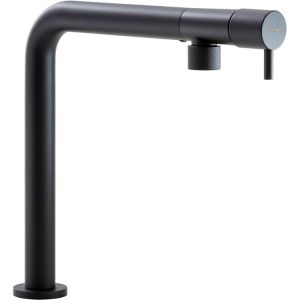 Abode Agilis Single Lever Matt Black Kitchen Mixer Tap