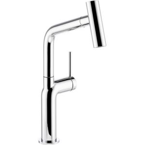 Abode Tubist T Single Lever Chrome Monobloc Kitchen Mixer Tap with Pullout Spout