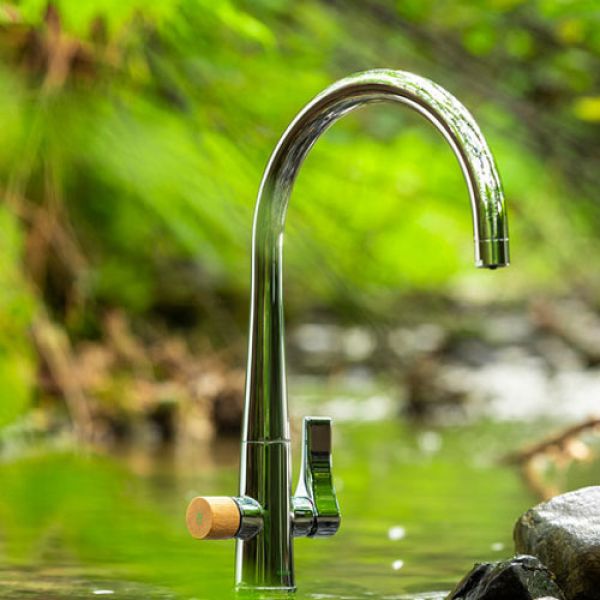 Abode Naturale Aquifier Water Filter Chrome Monobloc Kitchen Mixer Tap #2