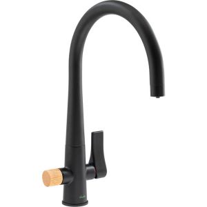 Abode Naturale Aquifier Water Filter Matt Black Monobloc Kitchen Mixer Tap