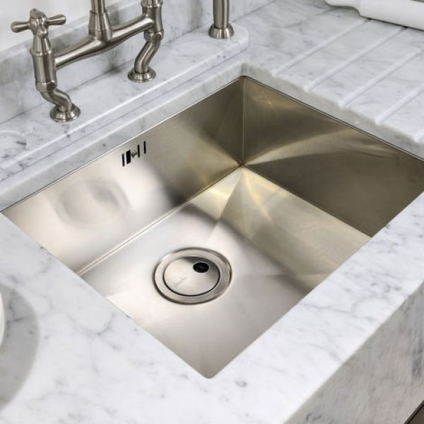 Abode Matrix R0 Undermount Large Single Bowl Stainless Steel Kitchen Sink #3
