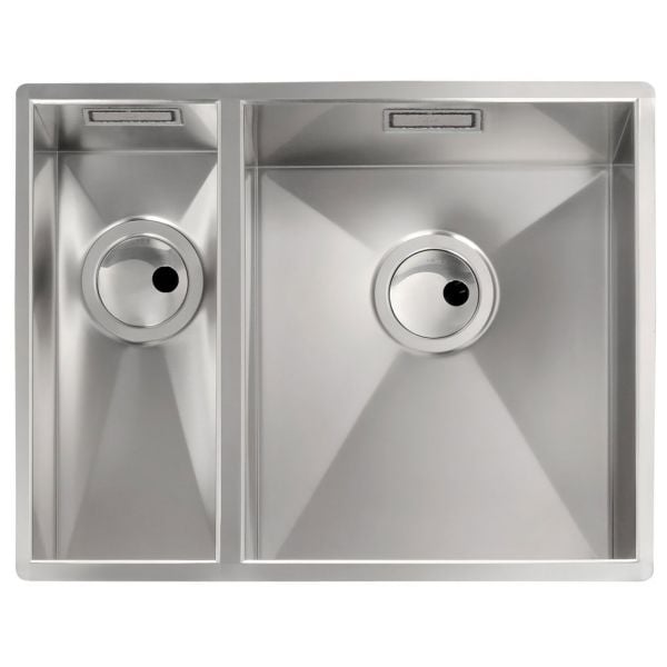 Abode Matrix R0 Undermount 1.5 Bowl Right Hand Stainless Steel Kitchen Sink