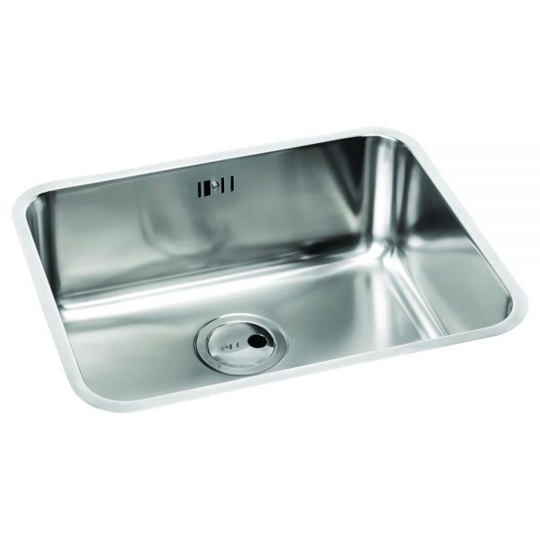 Abode Matrix R50 Undermount Large Single Bowl Stainless Steel Kitchen Sink #2