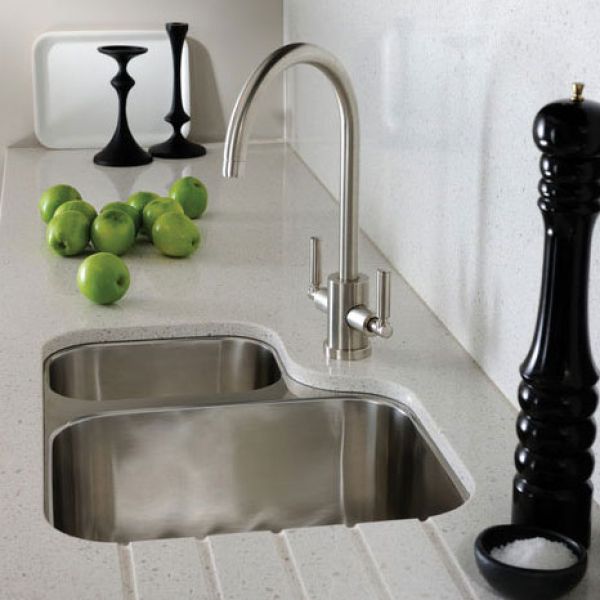 Abode Matrix R50 Undermount 1.5 Bowl Right Hand Stainless Steel Kitchen Sink #3
