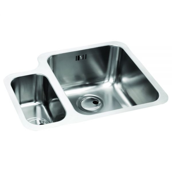 Abode Matrix R50 Undermount 1.5 Bowl Right Hand Stainless Steel Kitchen Sink #2