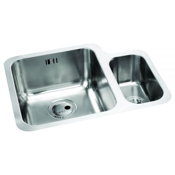 Abode Matrix R50 Undermount 1.5 Bowl Left Hand Stainless Steel Kitchen Sink #2