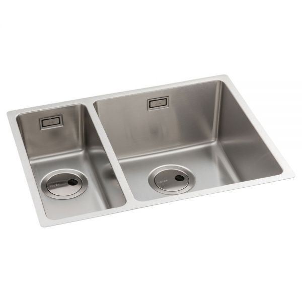 Abode Matrix R15 Undermount or Inset 1.5 Bowl Right Hand Stainless Steel Kitchen Sink #2