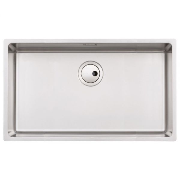 Abode Matrix R15 Undermount or Inset Extra Large Single Bowl Stainless Steel Kitchen Sink