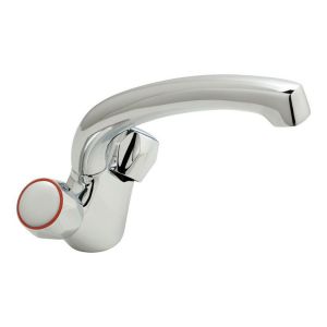 Vado Axces Astra Chrome Mono Kitchen Mixer Tap with CD Valve