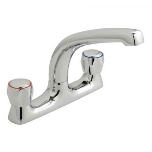 Vado Axces Astra Chrome 2 Tap Hole Kitchen Mixer Tap