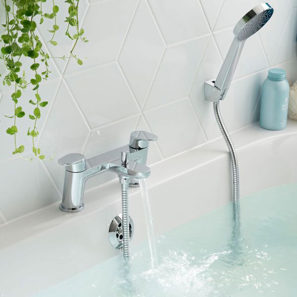 Vado Axces Ava Chrome Bath Shower Mixer Tap #2
