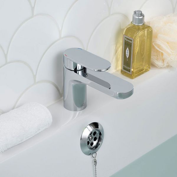 Vado Axces Metiz Chrome 1 Hole Bath Filler Tap #2
