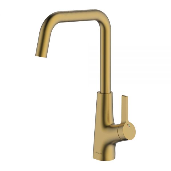 Clearwater Azia Brushed Brass Sensor Monobloc Kitchen Sink Mixer Tap