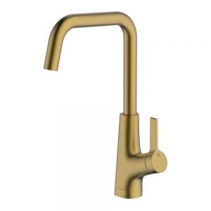 Clearwater Azia Brushed Brass Sensor Monobloc Kitchen Sink Mixer Tap