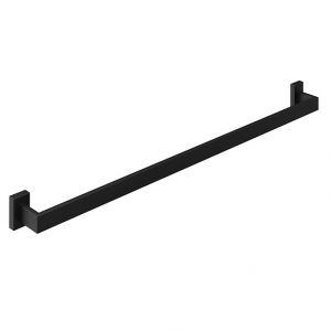 Abacus Pure Matt Black 790mm Single Towel Rail