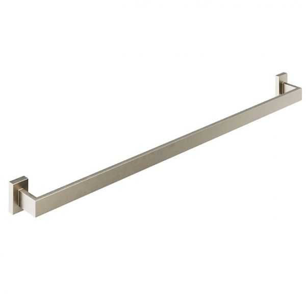 Abacus Pure Brushed Nickel 790mm Single Towel Rail