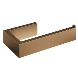 Abacus Pure Brushed Bronze Wall Mounted Open Toilet Roll Holder