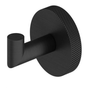 Abacus Iso Pro Matt Black Single Robe Hook