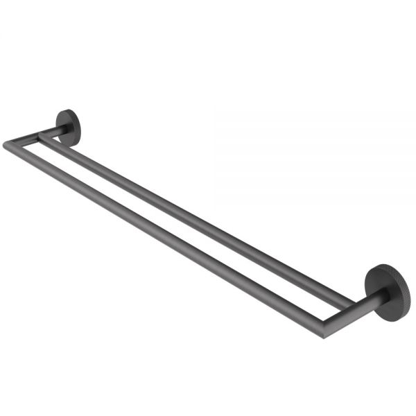 Abacus Iso Pro Anthracite Double Towel Rail