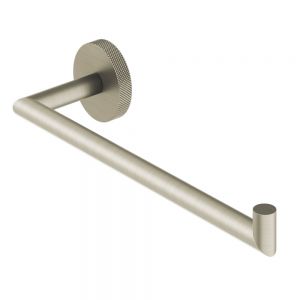 Abacus Iso Pro Brushed Nickel Single Towel Holder