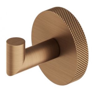 Abacus Iso Pro Brushed Bronze Single Robe Hook