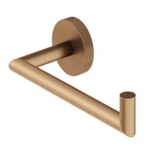 Abacus Iso Pro Brushed Bronze Wall Mounted Open Toilet Roll Holder