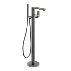 Abacus Edge Anthracite Floor Standing Bath Shower Mixer Tap