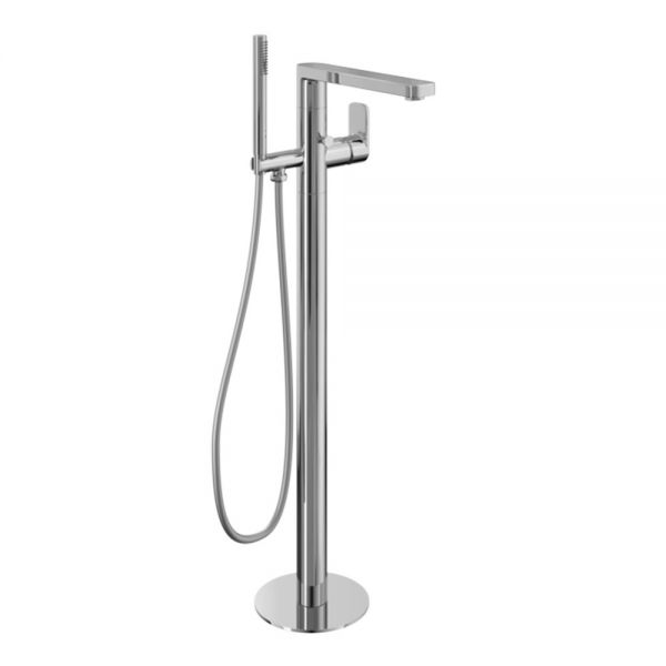 Abacus Edge Chrome Floor Standing Bath Shower Mixer Tap
