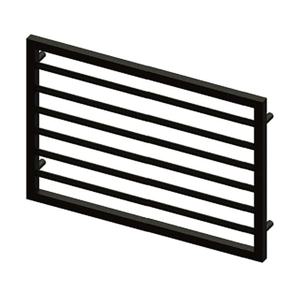 Abacus Metro Black Towel Rail 578 x 800mm