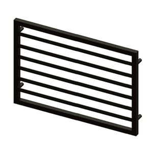 Abacus Metro Black Towel Rail 578 x 800mm