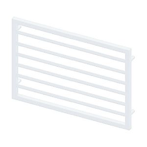 Abacus Metro White Towel Rail 578 x 800mm
