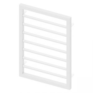Abacus Metro White Towel Rail 655 x 450mm
