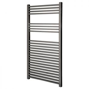 Abacus Quadris Matt Black Towel Rail 1200 x 500mm