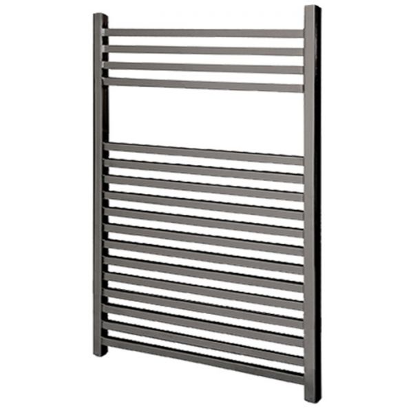 Abacus Quadris Matt Black Towel Rail 800 x 500mm