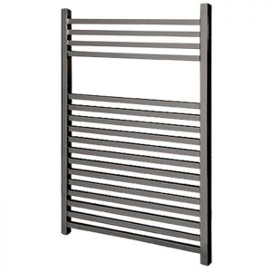 Abacus Quadris Matt Black Towel Rail 800 x 500mm