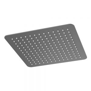 Abacus Anthracite 300mm Square Ceiling Mounted Shower Head