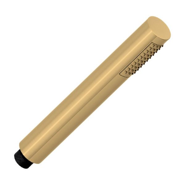 Abacus Brushed Brass Round Microphone Shower Handset