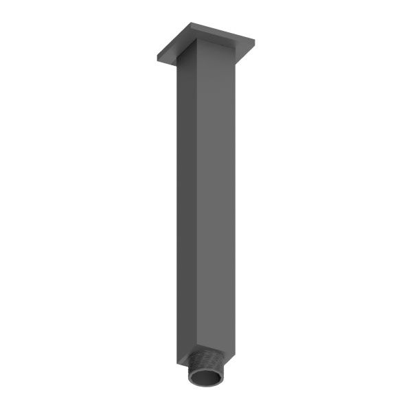 Abacus Anthracite 250mm Square Ceiling Mounted Shower Arm